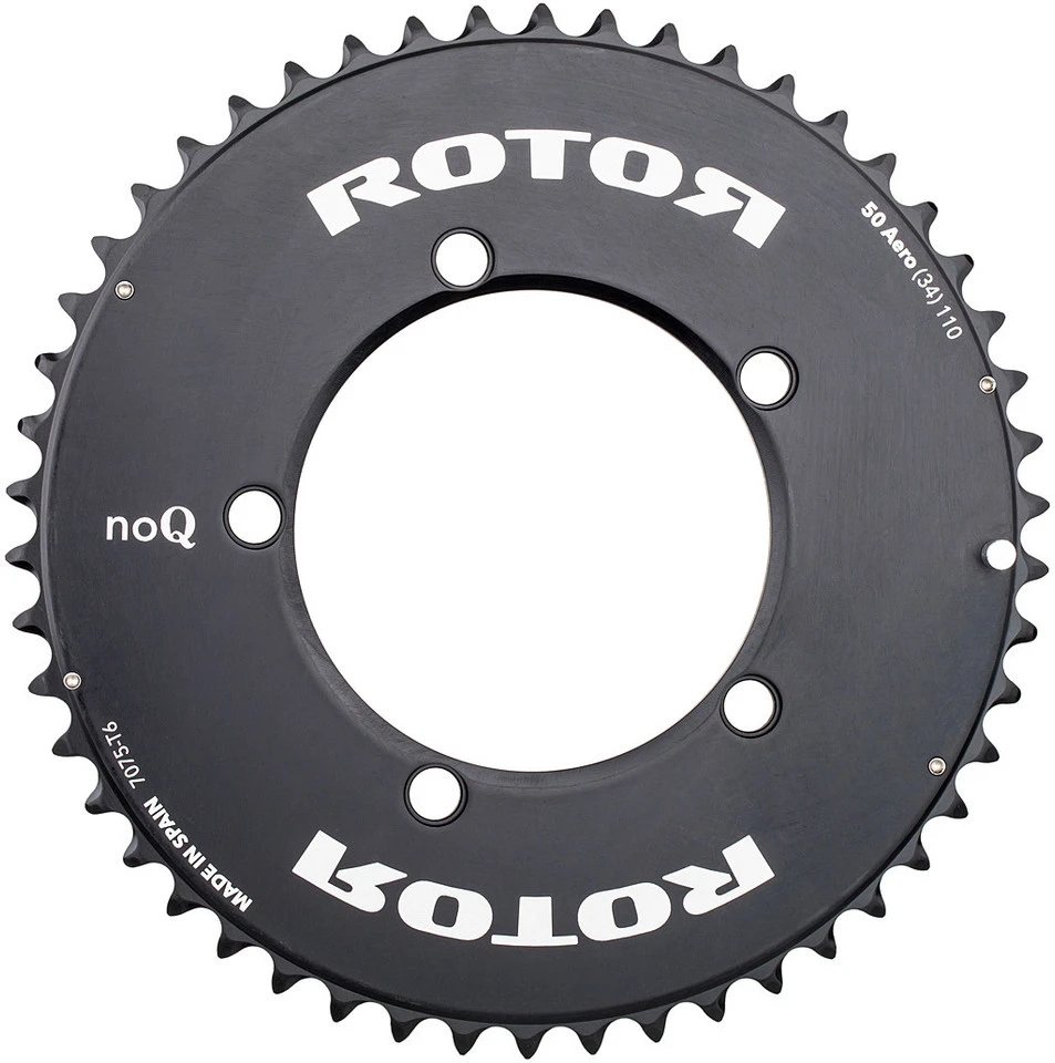 Rotor Kettenblatt Road Aero, 5-Arm, NoQ, 110 Mm Lochkreis