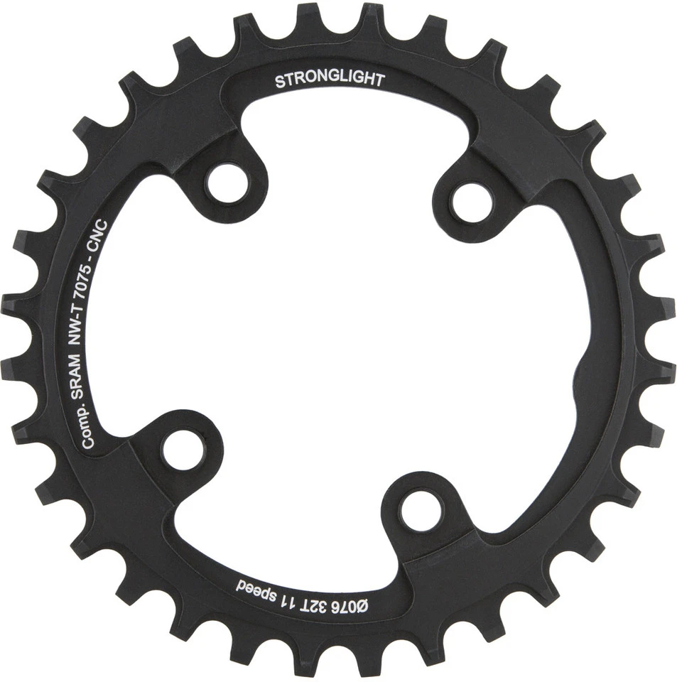 Stronglight Kettenblatt SRAM XX1 11-fach, 4-Arm, 76 Mm Lochkreis