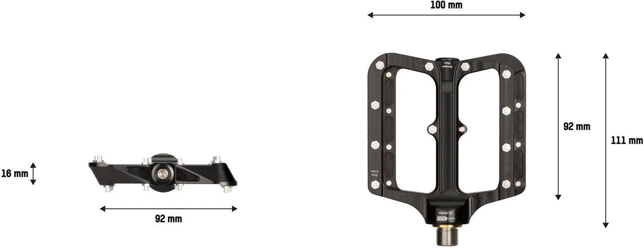 Syntace NumberNine2 Titan Plattformpedale – Bild 7