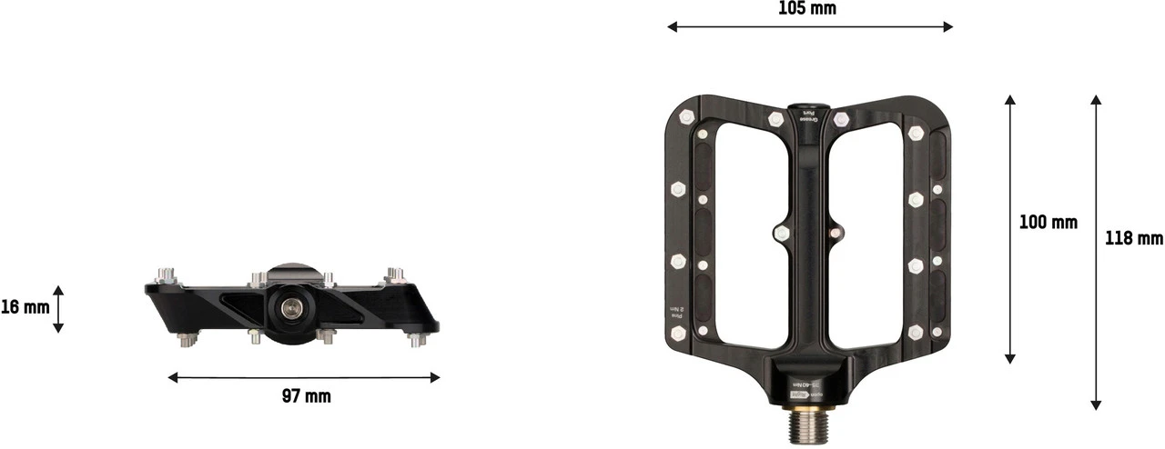 Syntace NumberNine2 Titan Plattformpedale – Bild 8