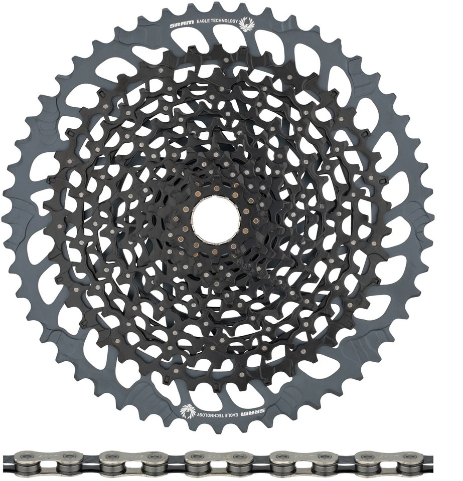 SRAM GX Eagle XG-1275 Kassette + Eagle Kette 12-fach Verschleißset – Bild 9