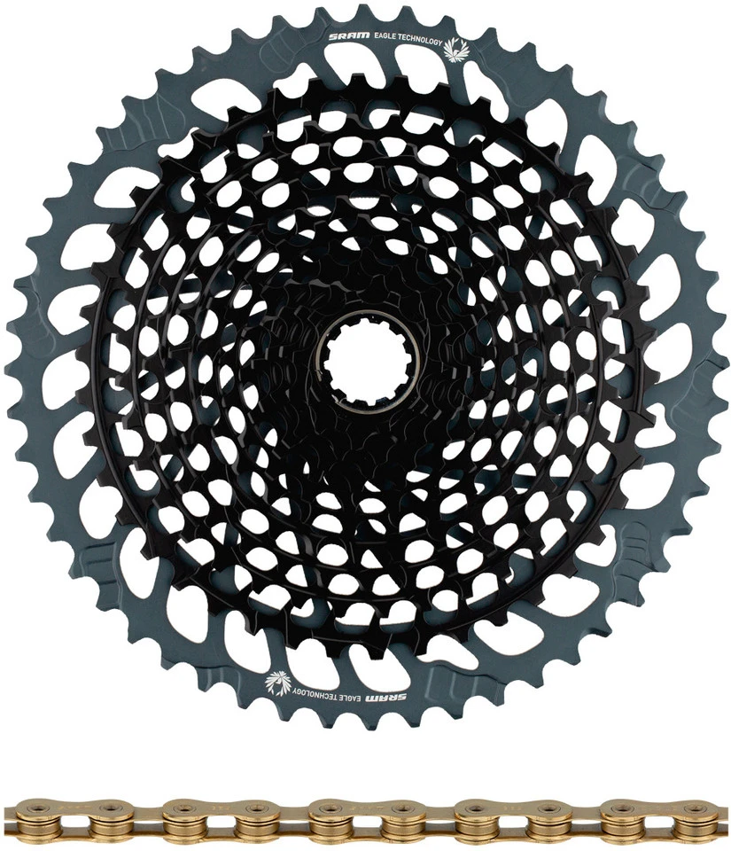 SRAM X01 Eagle XG-1295 Kassette + Eagle Kette 12-fach Verschleißset – Bild 4