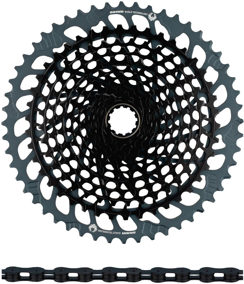 SRAM X01 Eagle XG-1295 Kassette + Eagle Kette 12-fach Verschleißset – Bild 6