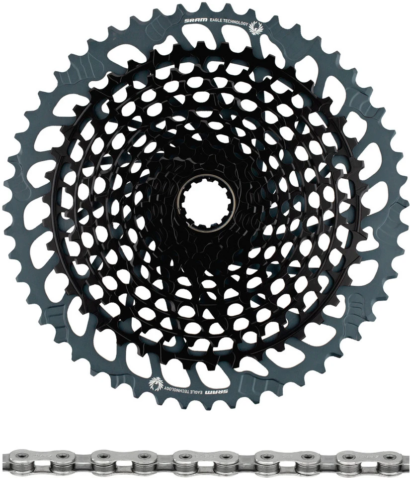SRAM X01 Eagle XG-1295 Kassette + Eagle Kette 12-fach Verschleißset – Bild 8