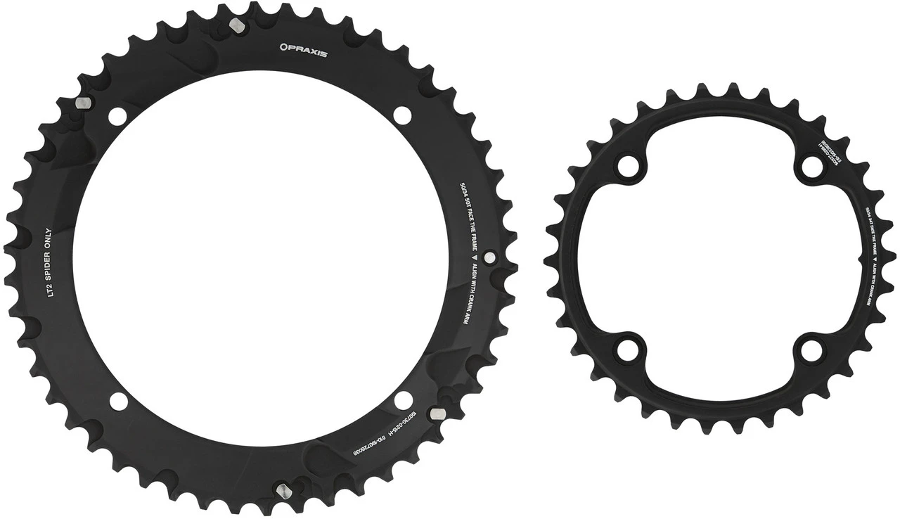 Praxis Works X-Rings Road Kettenblatt-Set, 4-Arm, 160/104 Mm Lochkreis – Bild 4