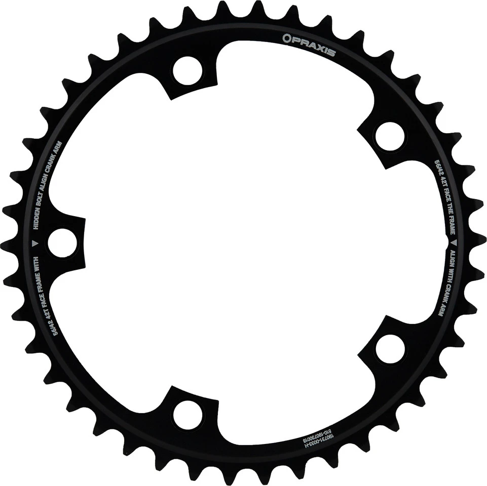 Praxis Works Time Trial Kettenblatt-Set, 5-Arm, 130 Mm Lochkreis – Bild 3