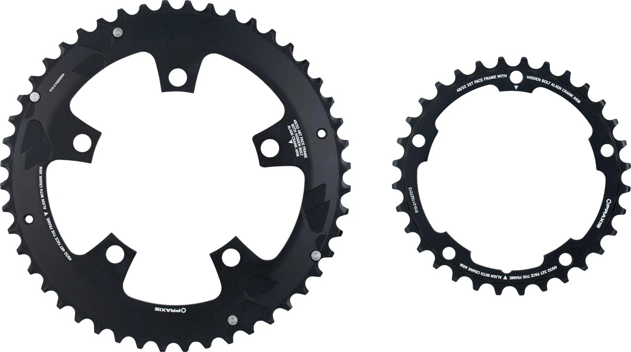 Praxis Works Buzz Sport Road Kettenblatt-Set, 5-Arm, 110 Mm Lochkreis