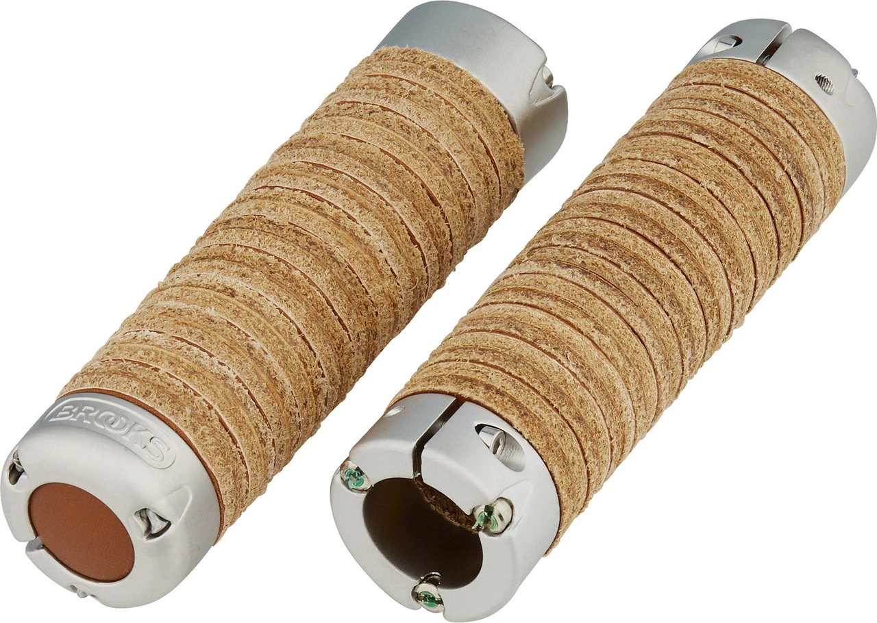 BROOKS Plump Leather Grips Lenkergriffe – Bild 8